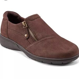 New Rockport Hallie Dark Brown Slip-On Sz 7M